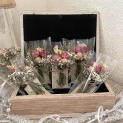 A ミニブーケ 花束 ドライフラワー ガーランド スワッグ 飾り