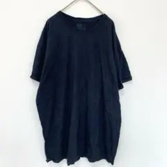 フルーツオブザルーム 半袖Ｔシャツ クルーネック 無地 XL 黒 綿 カジュアル