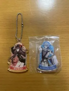 原神　胡桃　神里綾人　アクリルキーホルダー2点セット
