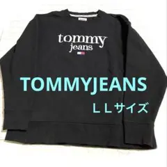 TOMMY JEANS✨ XL ブラック トレーナー　美品