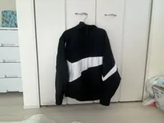 NIKE ナイロンジャケット ビッグスウッシュ ブラック