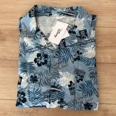 Disney ミッキー＆ミニー アロハシャツ 総柄 LL