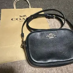値下げ交渉あり！！　COACH ショルダーバッグ ブラック