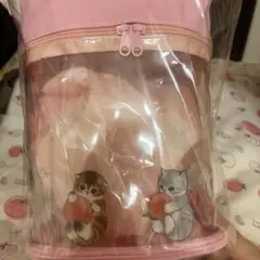 mofusand　巾着つきショルダーバッグ　ピンク　モフサンド