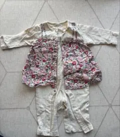 花柄ロンパース 80cm