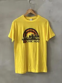 (古着)シカゴ スカイライン 80s Tシャツ