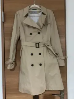 【オケージョンシーンや就活向き】LES MUES ベージュ トレンチコート