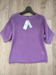 新品　コムサイズム　MADE IN JAPAN 和紙ニット　9号　定価7900円