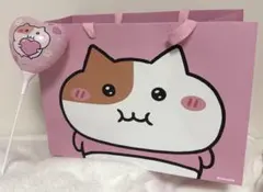 もちにゃみ ポップアップ ショッピングバック 紙袋 ショッパー ミニバルーン