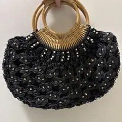 【ALMA TONUTTI 】【イタリア製】かごバッグラタンハンドル和装にも！