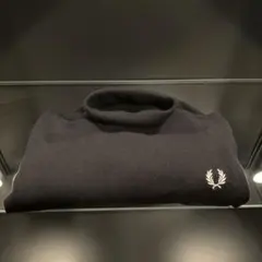 フレッドペリー　Fred Perry タートルネックセーター　ブラック　L