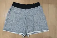 【美品】GU ヘリンボーン柄 レディース　ショートパンツ　キュロットパンツ　M