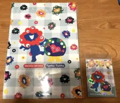 ミャクミャク トゥンクトゥンク A4クリアファイル ステッカー セット