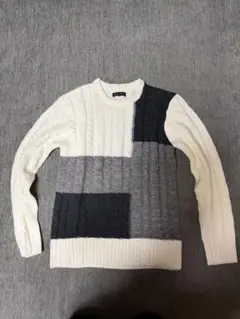 Spiral News ケーブル編みニット L メンズ　新品未使用