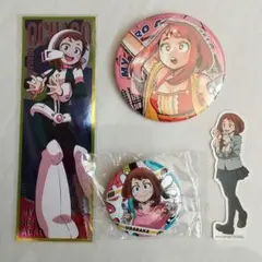 僕のヒーローアカデミア 麗日お茶子 缶バッジ ステッカー