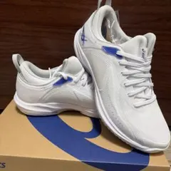 ASICS GLIDE NOVA FF 4バスケットシューズ/ ホワイト/ブルー