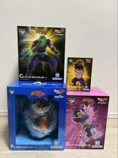 孫悟空 A賞 BURSTANT 一番くじドラゴンボール B賞C賞D賞 4体セット