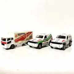 トミカギフトセット　三菱ダカールラリー　3台セット　パジェロ　ジャンク