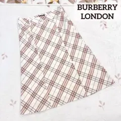 BURBERRY バーバリー ノバチェック ワンピース ウール混 キャミワンピ