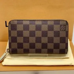 【超美品/希少】ルイヴィトン　ジッピーウォレットコンパクト　ダミエ　長財布