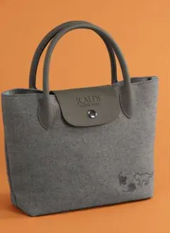 ▪️カルディ　ネコの日オリジナルバック　グレー