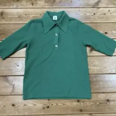 ニット ポロシャツ