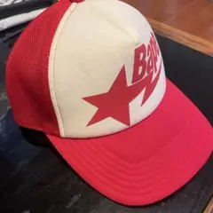 Bape メッシュキャップ レッド