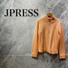 J.PRESS レディース M サーモンピンク ニット 上品 カジュアルのサムネイル