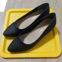LIBERTYDOLL ラメパンプス ブラック Mサイズのサムネイル