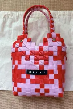 ☆□新品□マルニ MARNI かごバッグ 限定カラー ピンク - メルカリ