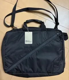 Jack Wolfskin ジャックウルフスキン 3way 黒ビジネスバッグ
