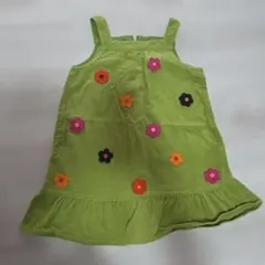GYMBOREE 緑色 花柄　ワンピース 4T