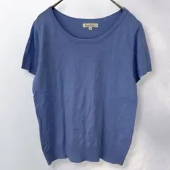 ロペピクニック 半袖 サマーニット シンプル カジュアル 無地 ラフ《c618