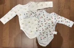 【2枚セット】ミッフィー UNIQLOロンパース90サイズ
