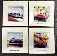 PORSCHE 絵皿 ポルシェ⭐︎ピクチャープレート 絵皿 4枚 非売品 美品 - メルカリ