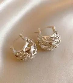 ピアス　合金　ジュエリー　ヴィンテージ　ユニーク　バスケットデザイン　レディース
