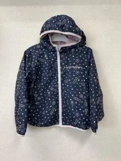 すみっコぐらしシャカシャカ起毛ウィンドーブレーカージャンバーネイビー120センチのサムネイル