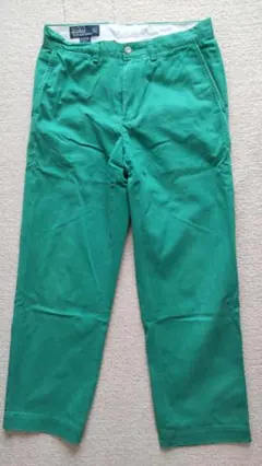 ポロ　ラルフローレン　チノパンツ　　　グリーン系30/30