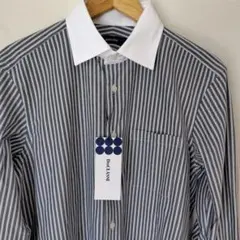 新品★未使用　ドゥクラッセ　メンズ　長袖シャツ　Ｌ　ストライプ