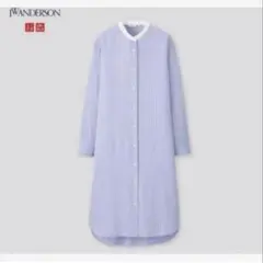 美品　ユニクロ　レーヨンスタンドカラーシャツワンピース JW ANDERSON