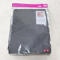 新品未使用　ヒートテック　タートルネックＴ　長袖　ボーダー　ダークグレー