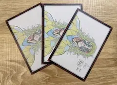 鬼滅の刃　ufotable dining おすそ分けポストカード　黒死牟 ×3