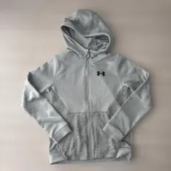 Under Armour フルジップ グレー パーカー　140