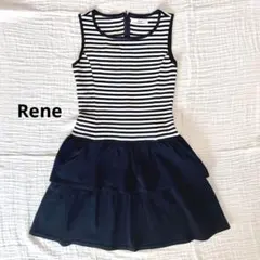 Rene ボーダーフリルワンピースのサムネイル