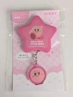 星のカービィ チャーム付き星型缶バッチ カービィ チャーム