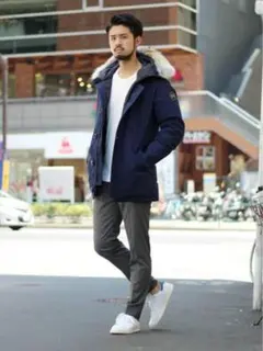 【未使用級】カナダグース エディフィス別注 クレストン ブラックレーベル　XXS 未使用級】カナダグース エディフィス別注 クレストン ブラック