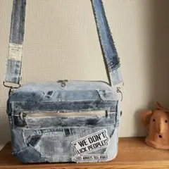 デニムリメイク　スクエア　ショルダーバック18