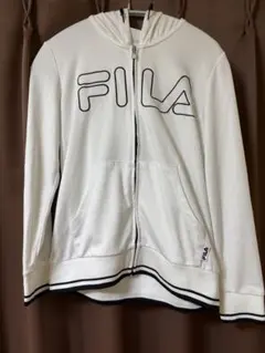 FILA ジップアップパーカー ホワイト Sサイズ ゴルフのサムネイル