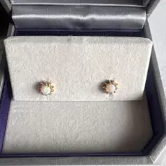 TSUTSUMI フラワーモチーフ 18K✨️ダイヤモンドピアス ‼️美品‼️即