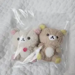 リラックマ☆のんびりネコ☆フィギュアキーチェーン☆コリラックマ